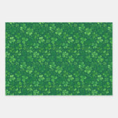 Shamrock-Regen Geschenkpapier Set (Vorderseite)