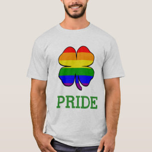 Shamrock-Regenbogenflagge Gay Pride T-Shirt