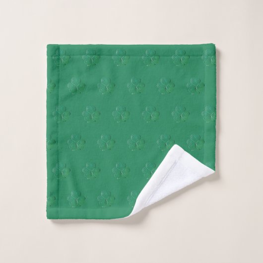 Shamrock Repeat Towel Badhandtuch Set (Waschlappen)