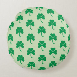 Shamrock Rundes Kissen