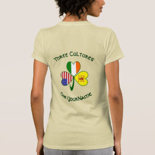 Shamrock Scotland Löwe Rampant Irland USA Damen T-Shirt