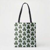 Shamrock Shape Plaid Dark Green Tasche (Vorderseite)