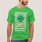 Shamrock Shenanigans Party Crew T-Shirt (Vorderseite)