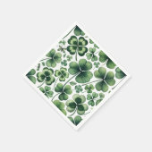 Shamrock-Shuffle Serviette (Ecke)