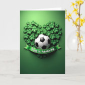 Shamrock Soccer Joy Card Karte (Gelbe Blume)