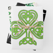 Shamrock St. Patrick Day Geschenkpapier Set (Beispiel)