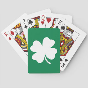 Shamrock  St Patricks Day Ireland Spielkarten