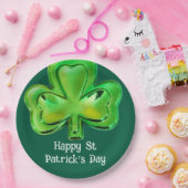 Shamrock St Patrick's Day Papierplatten  Pappteller (Party)