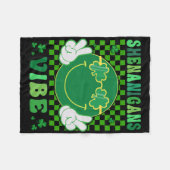 Shamrock St Patricks Day Shirts Frauen Männer Kind Fleecedecke (Vorderseite (Horizontal))