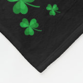 Shamrock St Patricks Day Shirts Frauen Männer Kind Fleecedecke (Ecke)