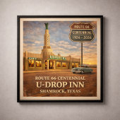 Shamrock Texas Route 66 Inn Poster