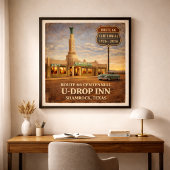 Shamrock Texas Route 66 Inn Poster