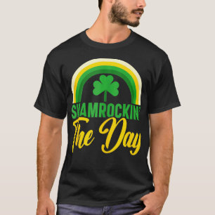 Shamrockin Tag Kleeblatt Lucky Clover St Patric T-Shirt