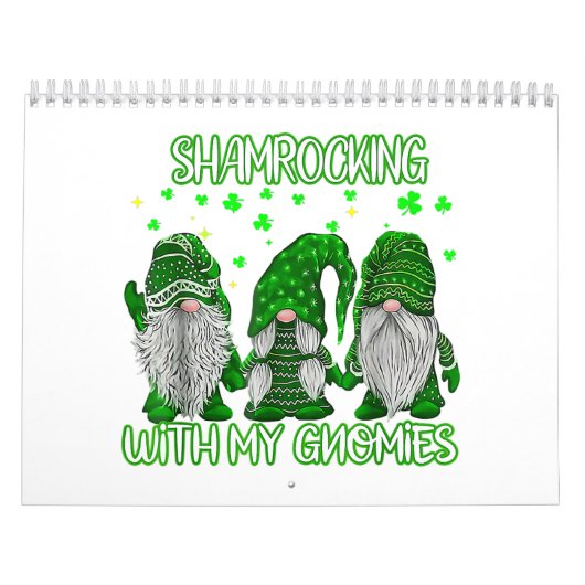 Shamrocking mit meinen Gnomen Funny St Patrick's D Kalender (Titelbild)