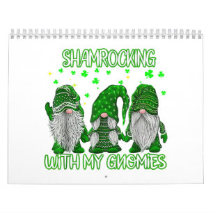 Shamrocking mit meinen Gnomen Funny St Patrick's D Kalender