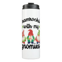 Shamrocking mit meinen Gnomen Funny St Patrick's D