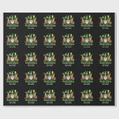 Shamrocking mit My Gnomies Funny St. Patrick's Geschenkpapier (Flach)