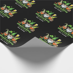 Shamrocking mit My Gnomies Funny St. Patrick's Geschenkpapier