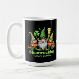 Shamrocking mit My Gnomies Funny St. Patrick's Kaffeetasse