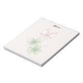 Shamrocks and bow notizblock (Rotiert)