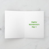 Shamrocks and stripes - Card Karte (Innenseite)