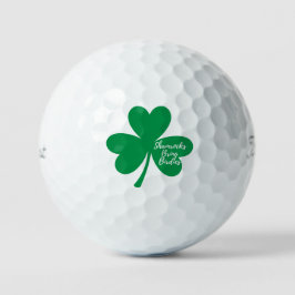 'Shamrocks Bring Birdies' St. Patrick's Day Fun  Golfball