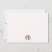 Shamrocks Catholic Irish Celtic Cross Condolence Dankeskarte (Rückseite)