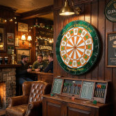 Shamrocks & Celtic Knots Irish Pub  Dartscheibe