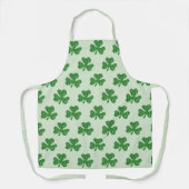 Shamrocks Green Kitchen Apron Schürze (Vorderseite)
