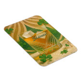 Shamrocks Irish Whiskey Tumbler "Sláinte!" Magnet (Rechte Seite)
