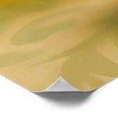 Shamrocks Irish Whiskey Tumbler "Sláinte!" Poster (Ecke)