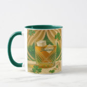 Shamrocks Irish Whiskey Tumbler "Sláinte!" Tasse (Links)