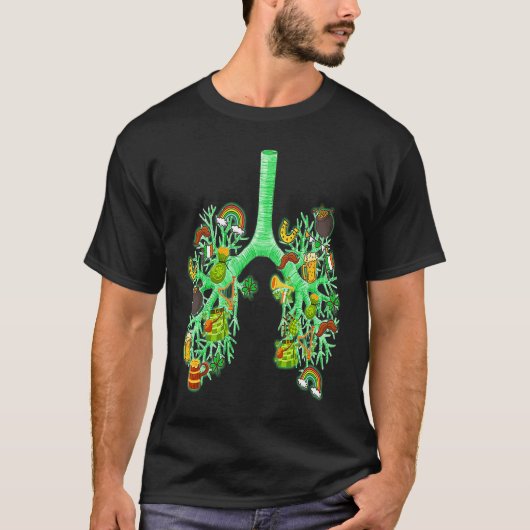Shamrocks Respiratory Therapist RT St Patrick's Da T-Shirt (Vorderseite)