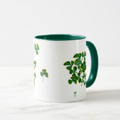 Shamrocks Tasse (VorderseiteRechts)