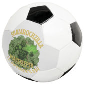 Shamrockzilla Peacekeeper: St. Patrick’s Day Kaiju Fußball (Dreiviertel)