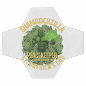 Shamrockzilla Peacekeeper: St. Patrick’s Day Kaiju Fußball (Flach)