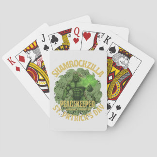 Shamrockzilla Peacekeeper: St. Patrick’s Day Kaiju Spielkarten