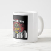 Shamrockzilla: St. Patrick’s Day Kaiju-Monster Jumbo-Tasse (Vorderseite Rechts)