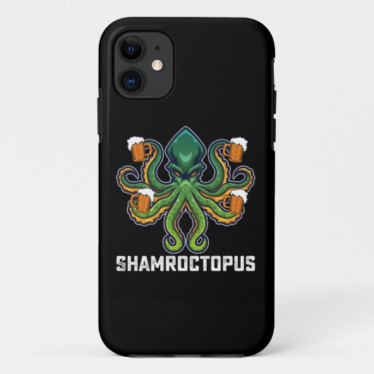 Shamroctopus Octopus Lover St Patrick's Day Case-Mate iPhone Hülle (Rückseite)