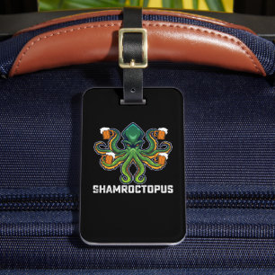 Shamroctopus Octopus Lover St Patrick's Day Gepäckanhänger