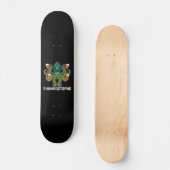 Shamroctopus Octopus Lover St Patrick's Day Skateboard (Vorderseite)