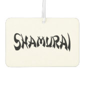 SHAMURAI AUTOLUFTERFRISCHER (Rückseite)