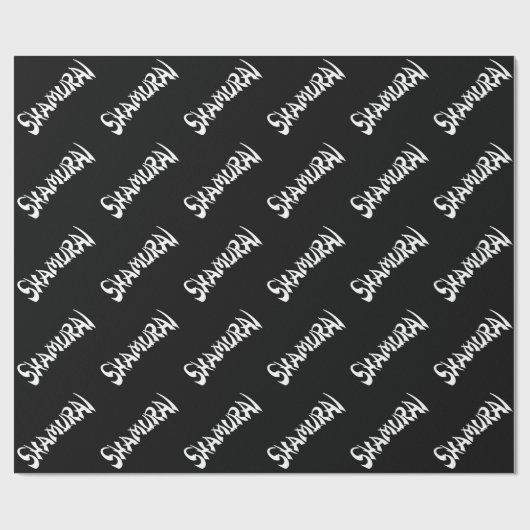 SHAMURAI GESCHENKPAPIER (Flach)