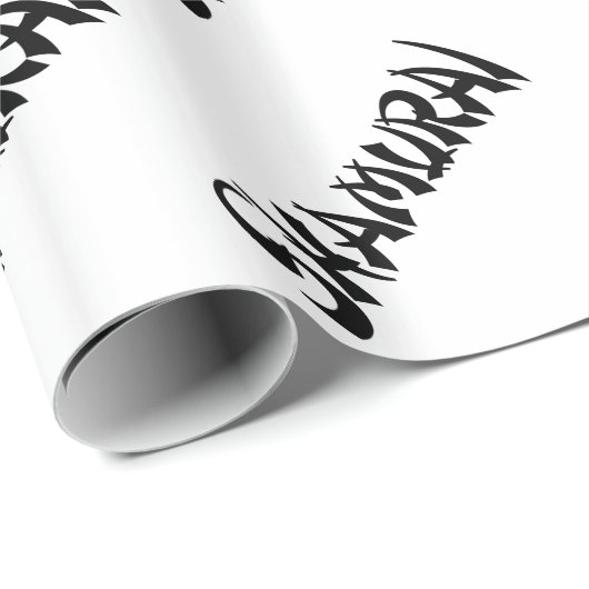 SHAMURAI GESCHENKPAPIER (Rolleneckpunkt)
