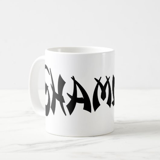 SHAMURAI KAFFEETASSE (Vorderseite Links)