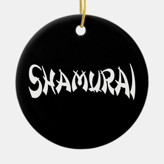 SHAMURAI KERAMIK ORNAMENT (Vorne)