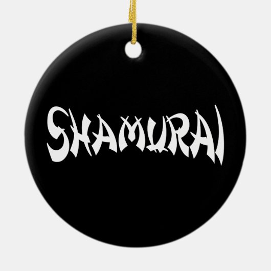 SHAMURAI KERAMIK ORNAMENT (Hinten)