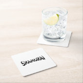 SHAMURAI RECHTECKIGER PAPPUNTERSETZER (Vor Ort)