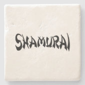 SHAMURAI STEINUNTERSETZER (Vorderseite)