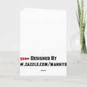 Shana Tova Card Feiertagskarte (Rückseite)